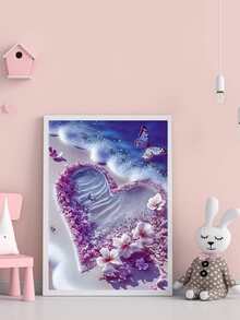 Tranh đính đá tự làm họa tiết bãi biển, Tranh nghệ thuật treo tường bằng kim cương đầy đủ, Không bao gồm khung, Tranh đính đá thủ công tự làm cho người mới bắt đầu - Nhiều màu - Xem 3