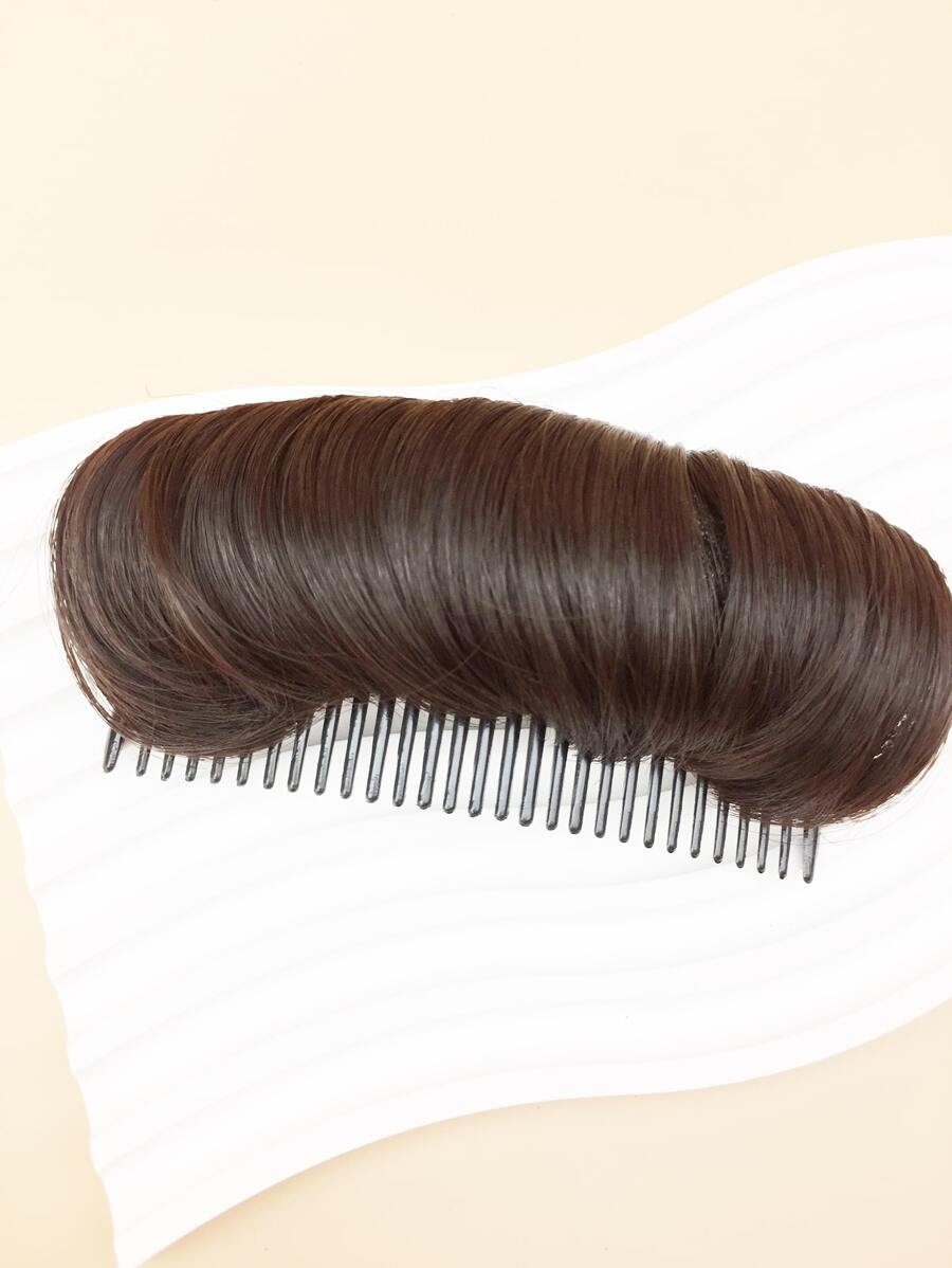 1 pieza Peine, Peluquería Peluca Almohadilla Pinza para el cabello Tarjeta Parte superior Muestra la almohadilla alta Almohadillas Placa peinada Princesa para el cabello Almohadilla para el cabello Parte superior del cráneo superior Peinar el cabello esponjoso - Marrón - Ver 1
