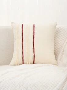 1 Vỏ gối bện bằng vải polyester hoặc Vỏ gối thắt lưng - Đỏ - Xem 3