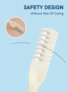 1 件 2 合 1 鼻毛修剪器刀头保护剃刀脱毛，迷你尺寸去除多余鼻毛，双头设计清洁和脱毛