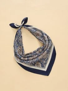 1入組女性佩斯利時尚方巾適用於裝飾用品 - 彩色 - 查看 2