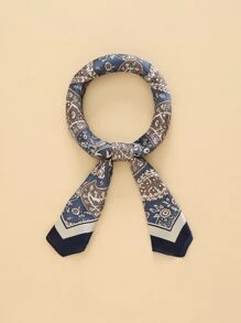 1入組女性佩斯利時尚方巾適用於裝飾用品 - 彩色 - 查看 4