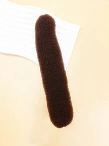 1pc Solid Hair Roller Tool - Coffee Brown - View 4