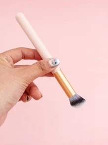 Mềm mại Tóc Bàn chải che khuyết điểm Mũi Bàn chải Đối với Công cụ tô sáng - Màu be - Xem 2