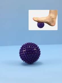1pc Foot Massage Ball Massage Feet Hand And Foot Care Tools Massage Tools - Purple - View 1