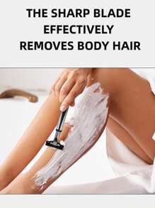 1 cuchilla de afeitar y 30 cuchillas de repuesto y caja de viaje gratis, cuchilla de afeitar, afeitado, protector de piel incluido