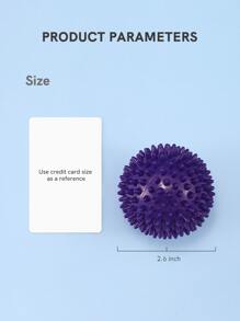 1pc Foot Massage Ball Massage Feet Hand And Foot Care Tools Massage Tools - Purple - View 5