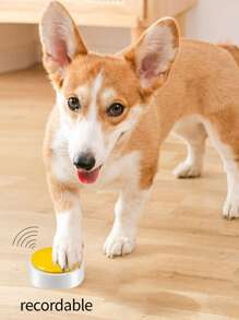 1pc Voice Recordable Doorbell Design Random Pet Toy For Dog And Cat For Play - Multicolor - View 4