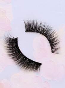 Asiteo 10 pairs Full false lashes Natural Long Soft Wispy Reusable False Eyelashes Extension For Daily Life Makeup - Black - View 3