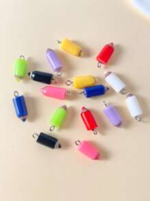 16pcs Random Color Cute Pencil Shaped Pendant - Multicolor - View 2