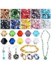 1盒釘珠DIY首飾配件 - 彩色 - 查看 3