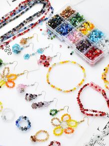 1盒釘珠DIY首飾配件 - 彩色 - 查看 4