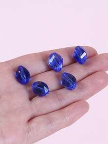 5 piezas Accesorio de joya DIY cuenta - azul real - Ver 3