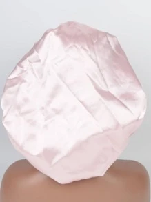 1pc Satin Wig Sleeping Bonnet Silk Bonnet Satin Bonnet Valentine's Day Valentines - Burgundy - View 5