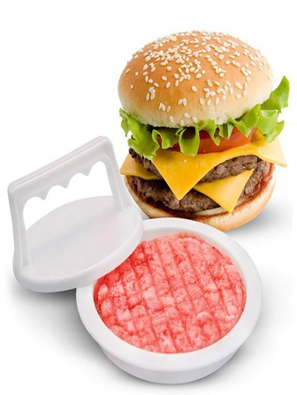 1入組塑料壓肉模具廚房用漢堡肉餡餅壓實機