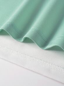 Manfinity Homme 男士撞色POLO衫 - 彩色 - 查看 3