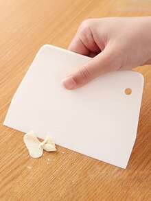 1pc Cake Spatula, White Plastic Dough Cutter For Baking - White - View 5