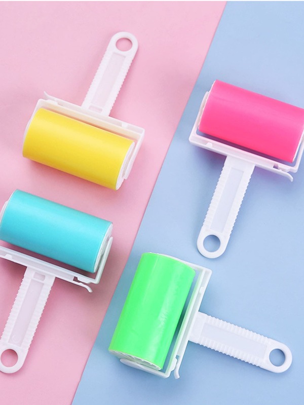 1pc Portable Lint Roller, Washable Hair Removal Brush For Clothing, Bed, Sofa