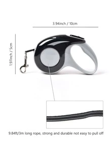 1pc Retractable Pet Leash For Dog And Cat For Outdoor - Multicolor - View 2