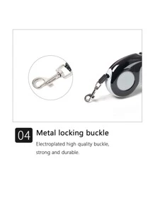 1pc Retractable Pet Leash For Dog And Cat For Outdoor - Multicolor - View 3