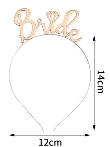 1 Chiếc Hoa Hồng Vàng Cô Dâu Tiara, Cô Dâu Vương Miện Đầu, Nhôm Mũ Trùm Đầu Cho Tiệc Cưới - Hoa hồng vàng - Xem 2