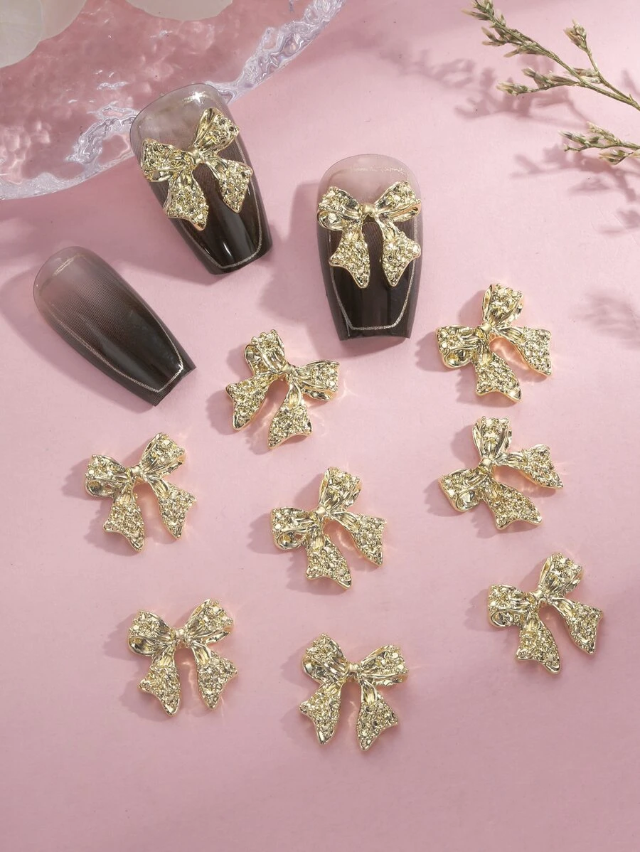 10 件/包 美甲装饰贴纸 DIY 指甲饰品 指甲宝石 美甲用品 指甲