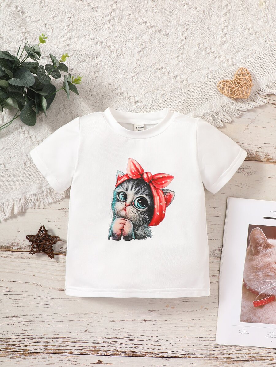 Tops em bé Hoạt hình - trắng - Xem 1