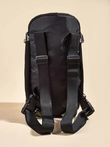 1pc Portable Pet Carrier Bag For Dog And Cat For Outdoor - Army Green - View 3