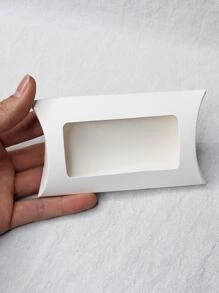 Hộp quà tặng bảng điều khiển rõ ràng 10 cái - trắng - Xem 2