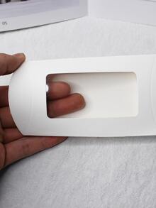 Hộp quà tặng bảng điều khiển rõ ràng 10 cái - trắng - Xem 3