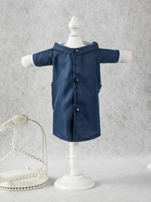 1pc Dog Suit With Fake Hands For Standing, Pet Wedding Clothes Teddy Bichon Small & Medium Size Dog Shirt Western Suit Halloween Halloween Costumes - Royal Blue - View 5