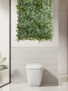 1入組塑料人造植物牆板用於背景婚禮牆面裝飾植物牆墊