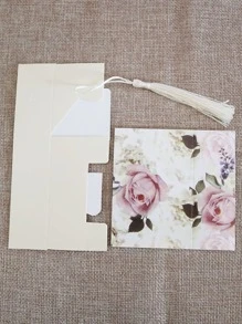 5pcs Rose Flower Pattern Pull-Out Mini Gift Boxes For Birthday/Wedding Party Favors - Multicolor - View 6