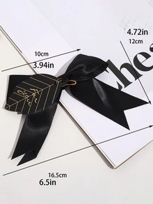 8个礼品包装蝴蝶结、8个标签和8个别针 - 彩色 - 查看 7