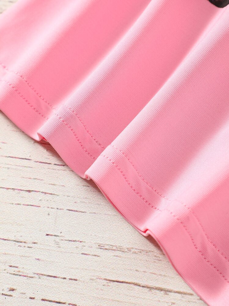 Bebé Camiseta con estampado de gato - Rosa - Añade 5