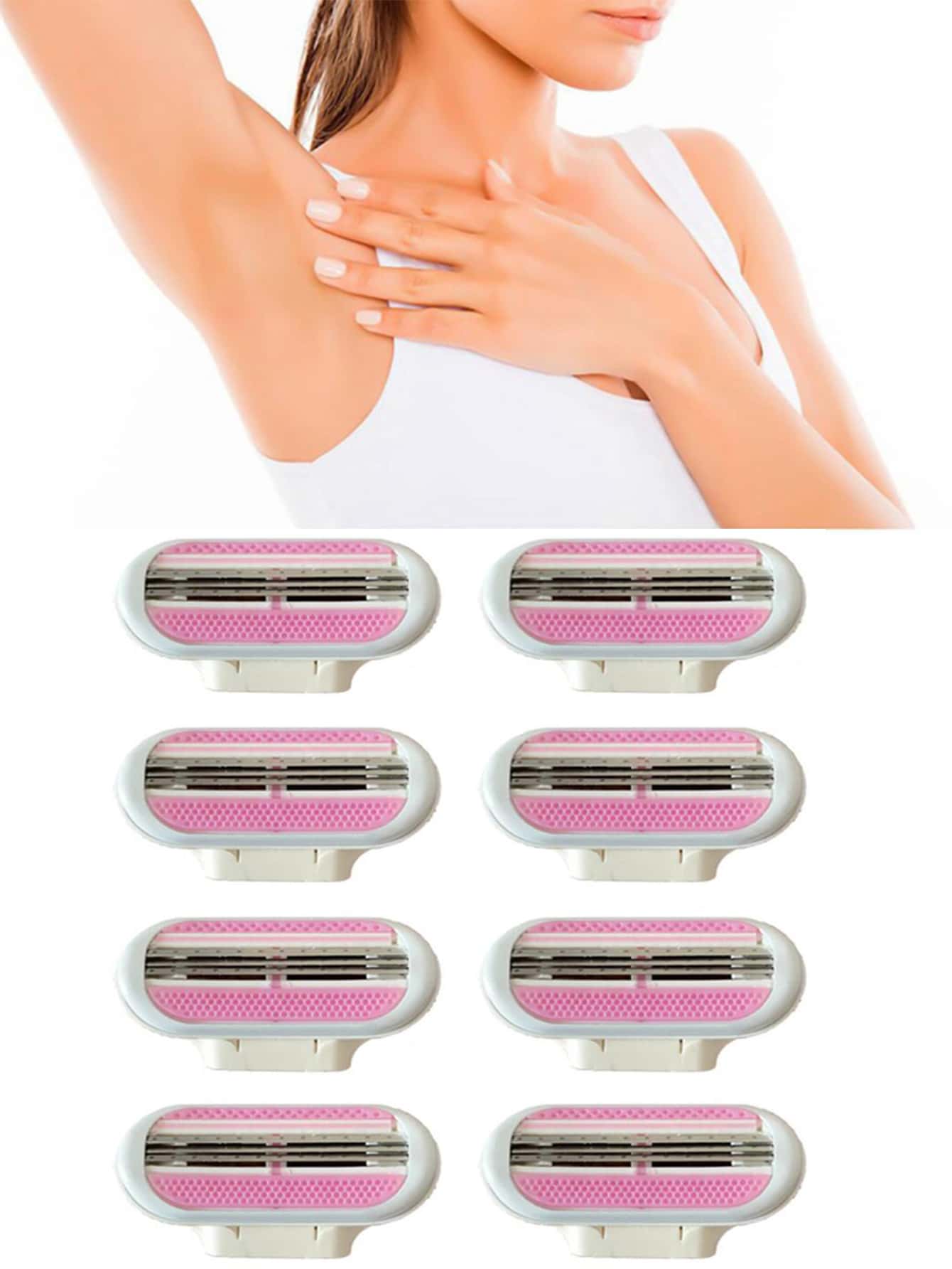 Smooth Shaving Hair Removal Replacement Segment, 8pcs Stainless Steel ...