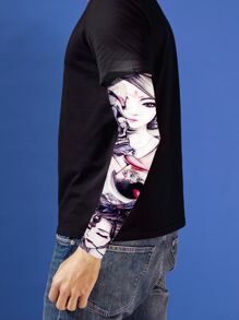 防曬抗UV 1對冰絲臂套防曬手臂套 - 彩色 - 查看 2