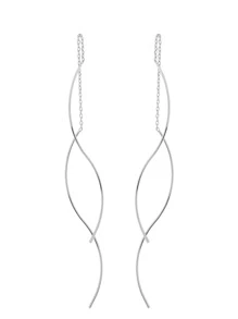 Nooxian Bộ 2 Bông Tai Đơn Giản - Bạc - Xem 4