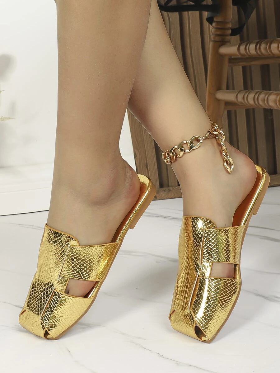 Giày bệt Nữ - Vàng - Xem 1