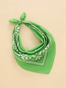 1 Máy Tính Nữ Họa Tiết Họa Tiết Paisley Thời Trang Cao Su, Để Trang Trí Dây, Tóc, Băng Lý Tưởng Để Trang Trí Cho Cái Nhìn Của Bạn - màu xanh lá - Xem 1