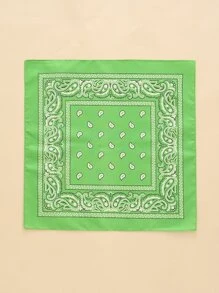 1 Máy Tính Nữ Họa Tiết Họa Tiết Paisley Thời Trang Cao Su, Để Trang Trí Dây, Tóc, Băng Lý Tưởng Để Trang Trí Cho Cái Nhìn Của Bạn - màu xanh lá - Xem 4