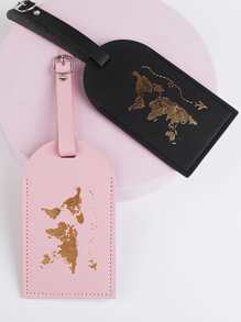 2pcs Luggage Tag Buckle Decor For Travel Travel Essentials For Travel Backpack Travel Bag Luggage Suitcase Travel Gear Back To School - Multicolor - View 4