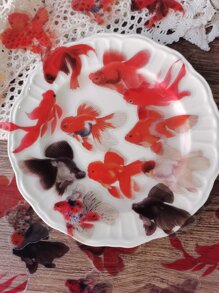 30張裝魚紋貼紙，什錦貼紙，裝飾材料貼紙，學生用 - 彩色 - 查看 1