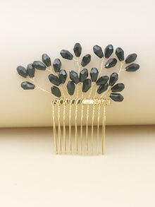 1入組女士水晶裝飾時尚髮夾用於髮飾