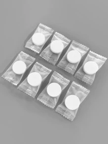 30pcs Compression Face Towel - White - View 3