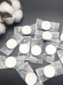 30pcs Compression Face Towel - White - View 4