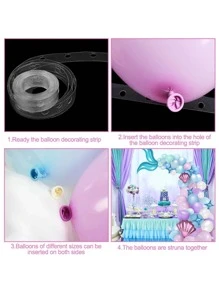 87pcs Mermaid Party Decoration Balloon Set