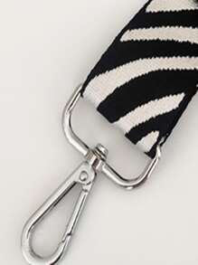 Zebra Print Bag Strap Bag Accessories Adjustable Removable Wide Strap - Multicolor - View 3
