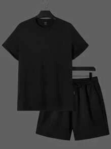Manfinity VCAY Uomo Pantaloncini e Maglietta con grafica lettera