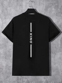 Manfinity VCAY Uomo Pantaloncini e Maglietta con grafica lettera